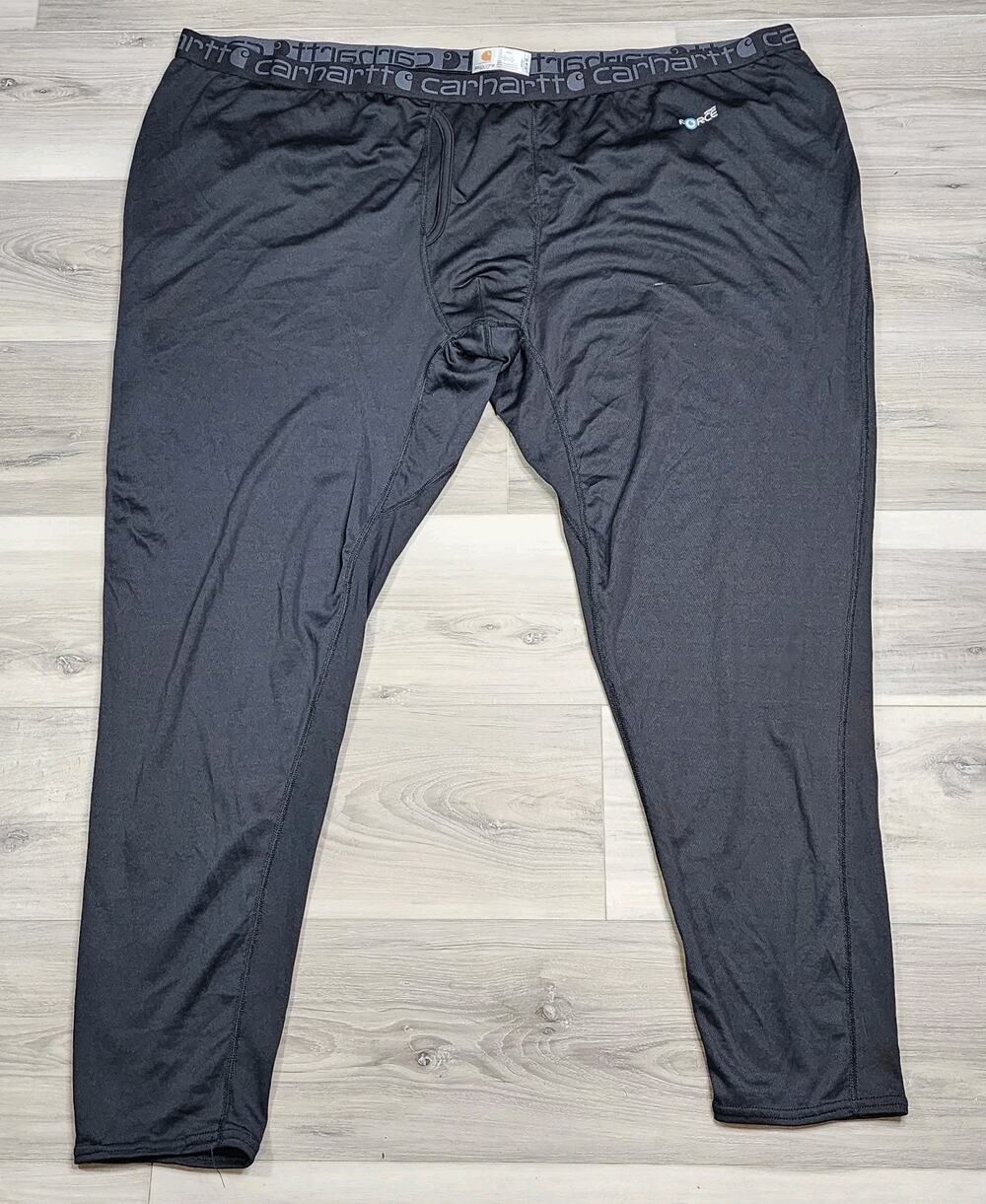 Carhartt Thermal Pants Men's 4XL Black Base Layer